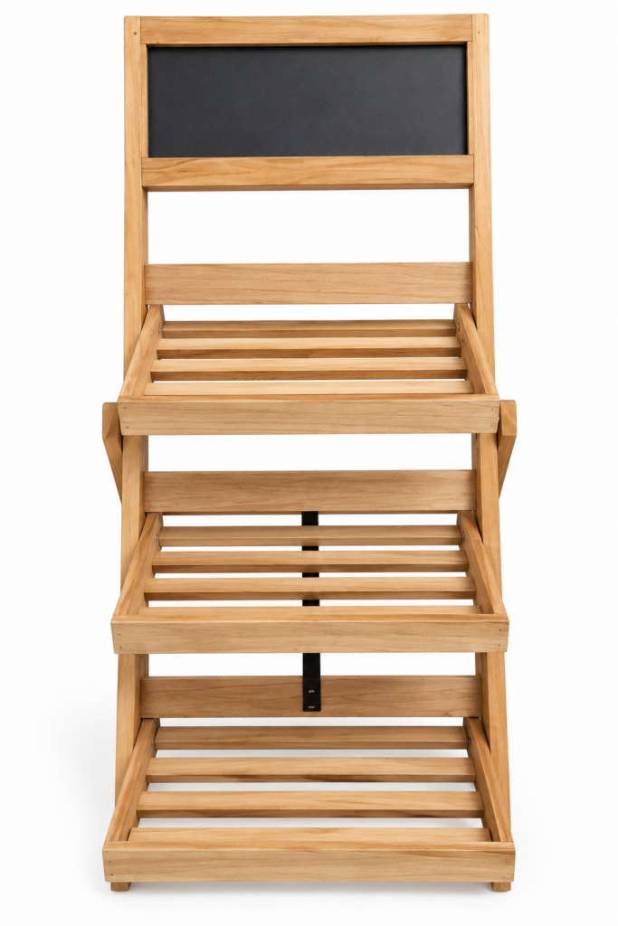 Présentoir en bois